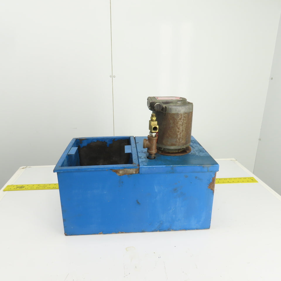Gusher 1P3-LONG 0.1HP Coolant Pump & 9 Gallon Reservoir 115/230V Single Phase