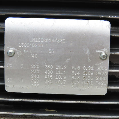 Lowara LM100RB14/330 3kW 3480RPM 220/440V 50/60Hz Vertical Centrifugal Pump