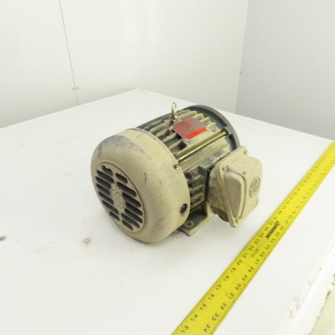 GE 5KS182BC205 3HP AC Electric Motor 1755RPM 208-230/460V 3PH 182T Frame