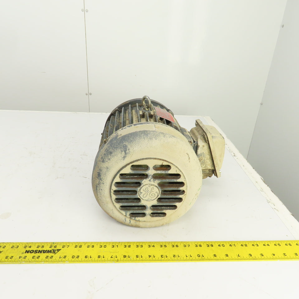 GE 5KS182BC205 3HP AC Electric Motor 1755RPM 208-230/460V 3PH 182T Frame