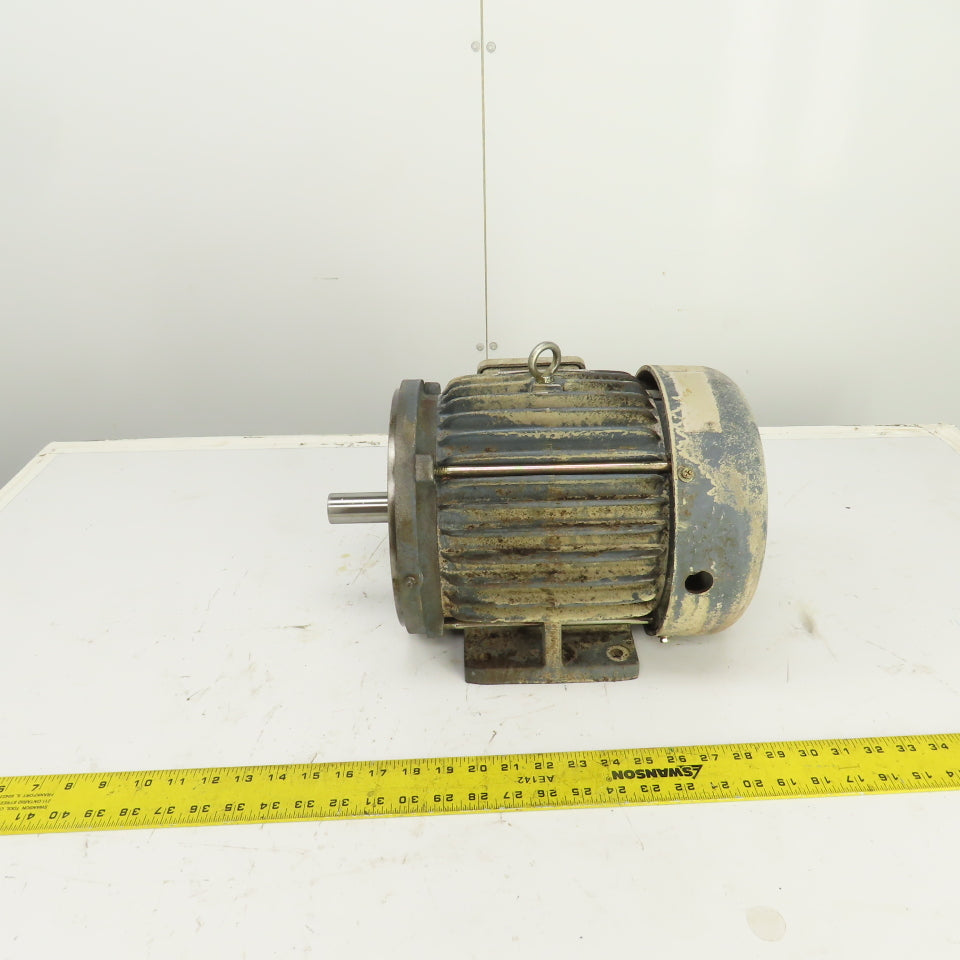 GE 5KS182BC205 3HP AC Electric Motor 1755RPM 208-230/460V 3PH 182T Frame