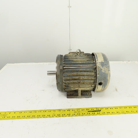 GE 5KS182BC205 3HP AC Electric Motor 1755RPM 208-230/460V 3PH 182T Frame