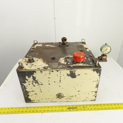 16 Gallon Hydraulic Oil Tank Return Reservoir 20-1/2" x 19" x 9"