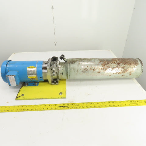 Fenner Baldor 3HP 2.5 Gallon Hydraulic Power Pump Unit 208-230/460V 3PH 1725RPM