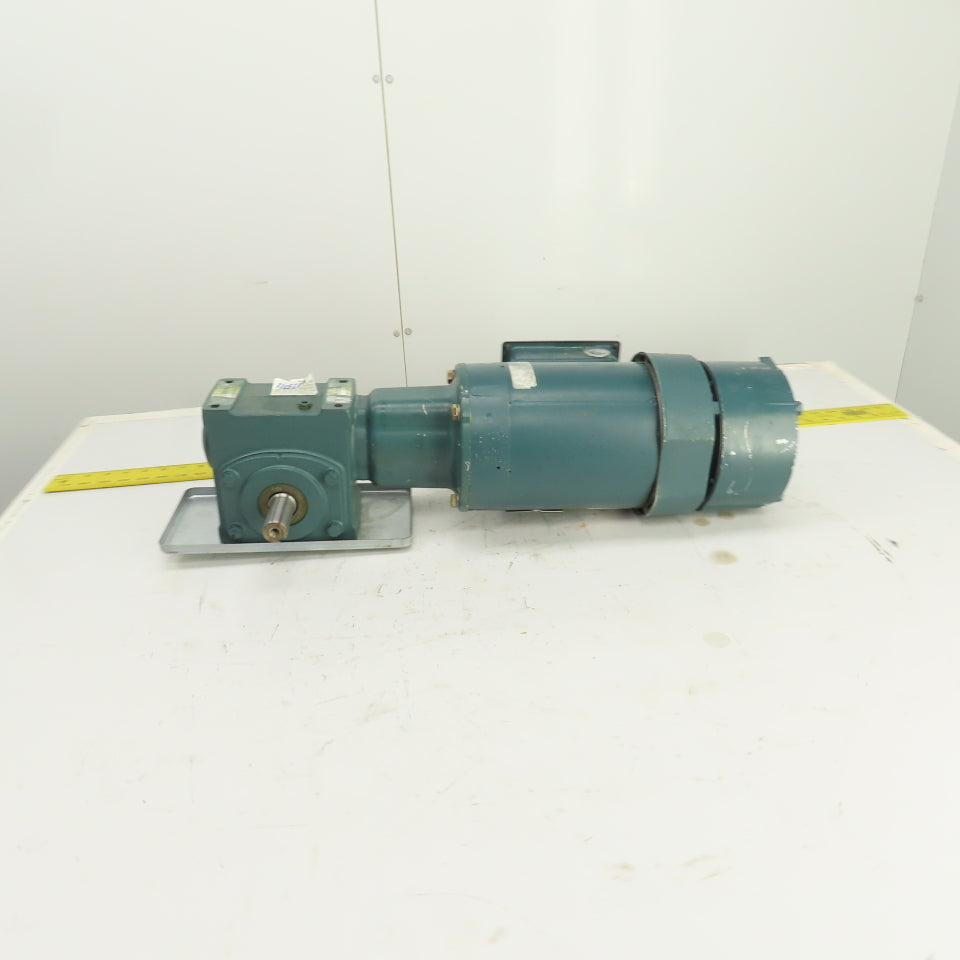 Tigear 20S15L 15:1 Left Hand Gear Reducer 1HP 3PH 116RPM Out Brake 46BK0204B01