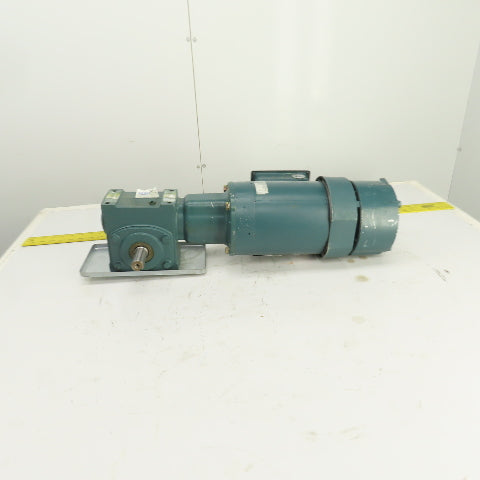 Tigear 20S15L 15:1 Left Hand Gear Reducer 1HP 3PH 116RPM Out Brake 46BK0204B01