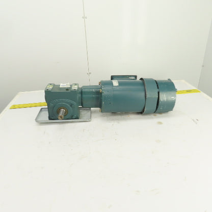 Tigear 20S15L 15:1 Left Hand Gear Reducer 1HP 3PH 116RPM Out Brake 46BK0204B01