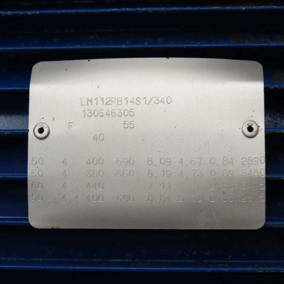 Lowara LM112RB14S1/340 4kW 3520RPM 380-690VV 50/60Hz Vertical Centrifugal Pump