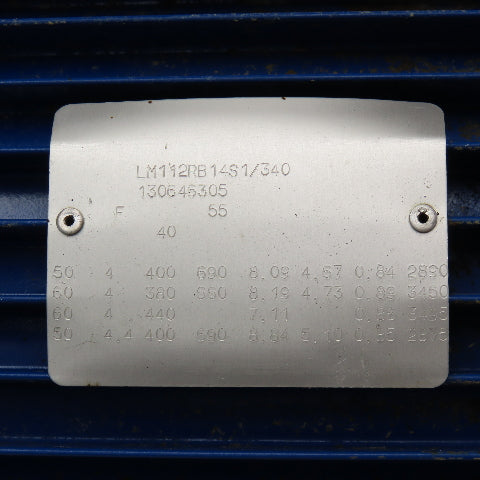 Lowara LM112RB14S1/340 4kW 3520RPM 380-690VV 50/60Hz Vertical Centrifugal Pump