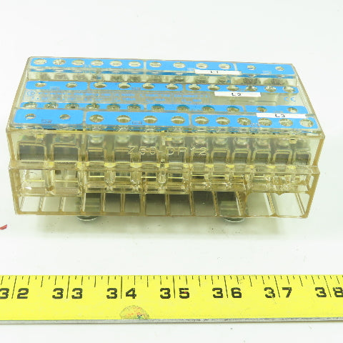 Cembre Z-50-DP12-160 Power Distribution Block 4-Pole 6kA