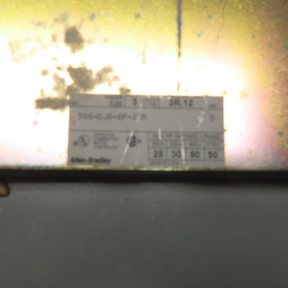 Allen Bradley 48x20x9" Electrical Enclosure Backplate & 100A Disconnect 3R, 12