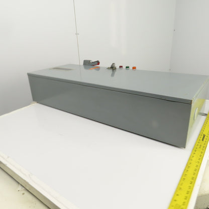Allen Bradley 48x20x9" Electrical Enclosure Backplate & 100A Disconnect 3R, 12