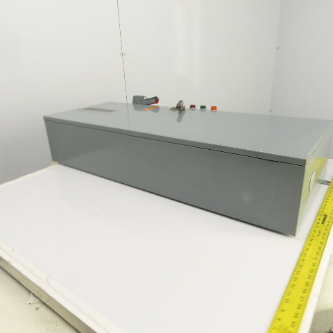 Allen Bradley 48x20x9" Electrical Enclosure Backplate & 100A Disconnect 3R, 12