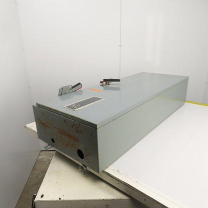 Allen Bradley 48x20x9" Electrical Enclosure Backplate & 100A Disconnect 3R, 12
