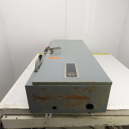 Allen Bradley 48x20x9" Electrical Enclosure Backplate & 100A Disconnect 3R, 12