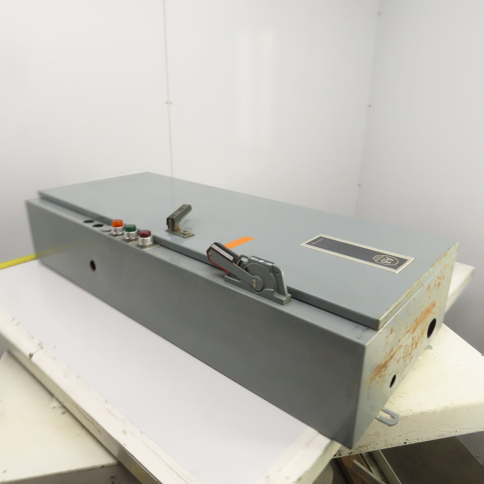 Allen Bradley 48x20x9" Electrical Enclosure Backplate & 100A Disconnect 3R, 12