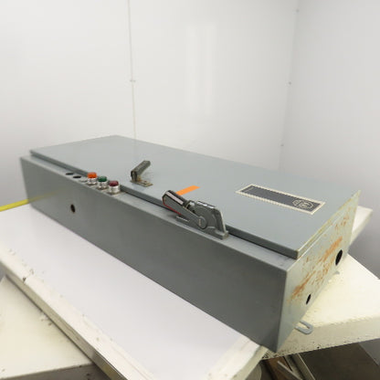 Allen Bradley 48x20x9" Electrical Enclosure Backplate & 100A Disconnect 3R, 12