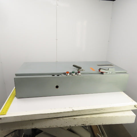 Allen Bradley 48x20x9" Electrical Enclosure Backplate & 100A Disconnect 3R, 12