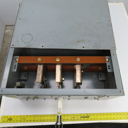 Square D CF2308GETBMB 800 Amp Busway End Tap Box 600V 3P 3 Wire "Missing Parts"