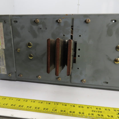 Square D CF2308GETBMB 800 Amp Busway End Tap Box 600V 3P 3 Wire "Missing Parts"