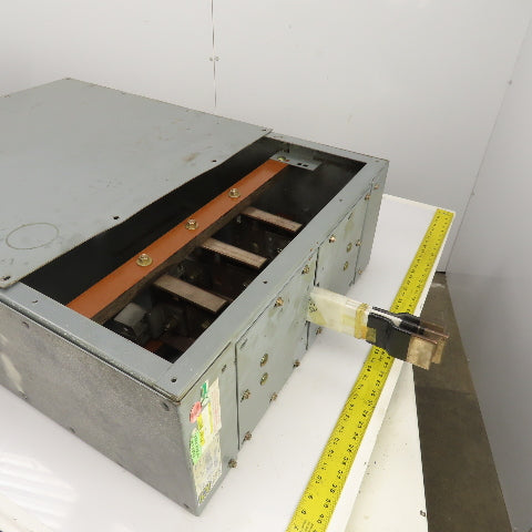 Square D CF2308GETBMB 800 Amp Busway End Tap Box 600V 3P 3 Wire "Missing Parts"