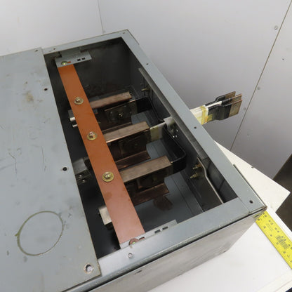Square D CF2308GETBMB 800 Amp Busway End Tap Box 600V 3P 3 Wire "Missing Parts"