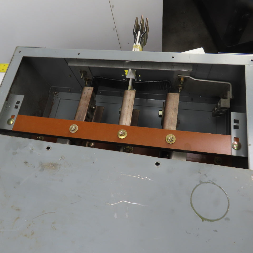 Square D CF2308GETBMB 800 Amp Busway End Tap Box 600V 3P 3 Wire "Missing Parts"