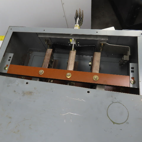 Square D CF2308GETBMB 800 Amp Busway End Tap Box 600V 3P 3 Wire "Missing Parts"