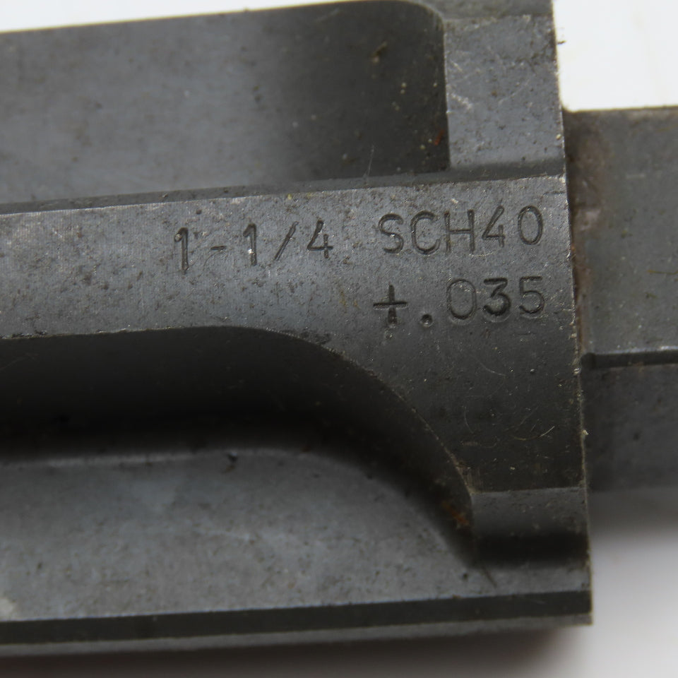 FBT 99677 1-1/4" (+.035) Sch 40 Nominal Pipe Nose Chamfering Reamer 4 Flute