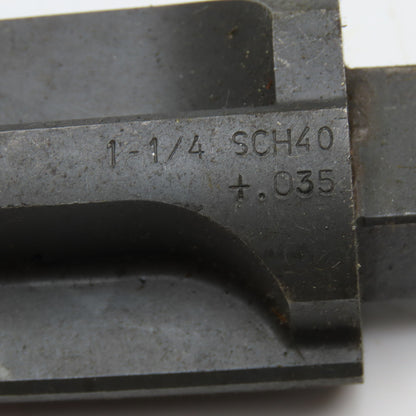 FBT 99677 1-1/4" (+.035) Sch 40 Nominal Pipe Nose Chamfering Reamer 4 Flute