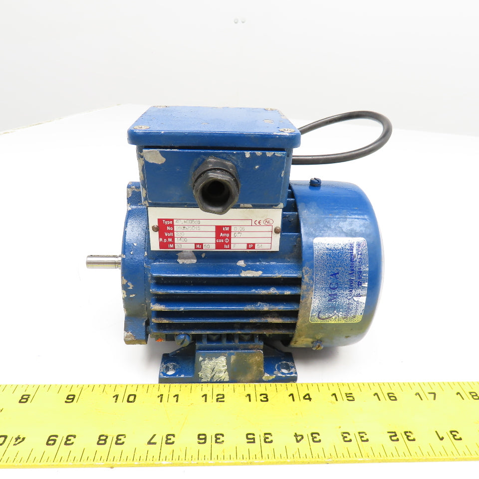 4P.M0056B 230V 0.06kW 1400RPM 50Hz 1Ph Motor