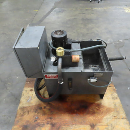 Sameca M038 0.55kW 18 Gallon Coolant Oil Pump 220-480V 3PH 3410RPM W/ Controls