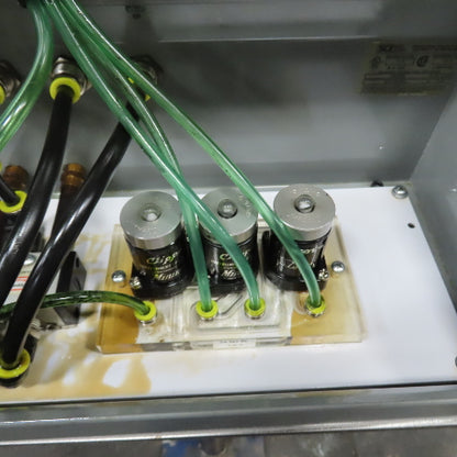 Clippard CM-023-PQ Two Hand Anti Tie Down Pneumatic Controls Box W/ Pedestal