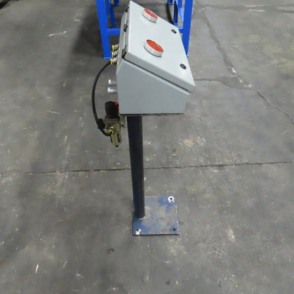 Clippard CM-023-PQ Two Hand Anti Tie Down Pneumatic Controls Box W/ Pedestal