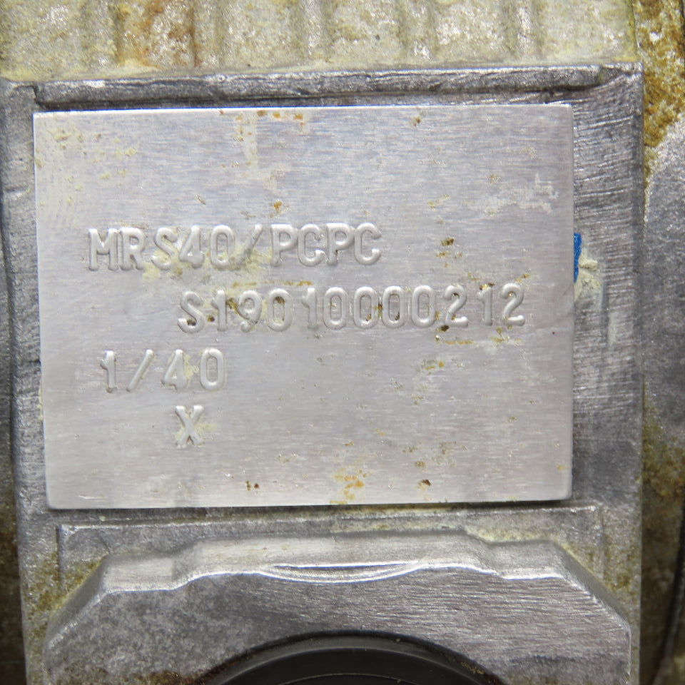 Varvel MRS40/PCPC 40:1 Ratio 0.25kW 230/400VAC 50Hz Gear Motor 33.75RPM