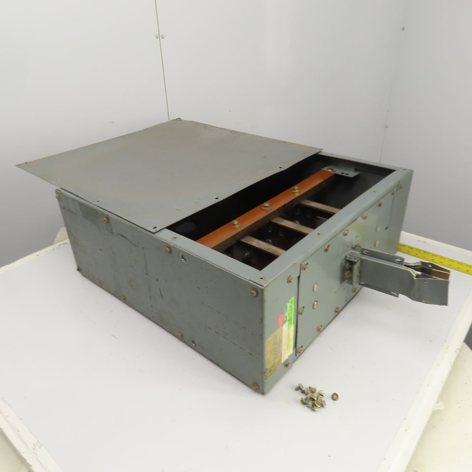 Square D CF2308GETBMB I-Line II 800 Amp Busway End Tap Box 600V 3P 3 Wire