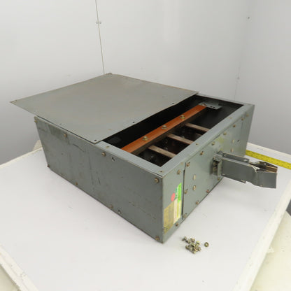 Square D CF2308GETBMB I-Line II 800 Amp Busway End Tap Box 600V 3P 3 Wire