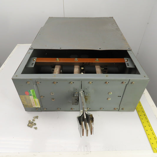 Square D CF2308GETBMB I-Line II 800 Amp Busway End Tap Box 600V 3P 3 Wire