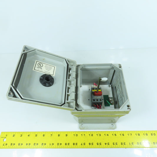 Bussman ENF32P-3PBJ 40A 600V Safety Disconnect Switch Enclosure 10-25HP Type 1
