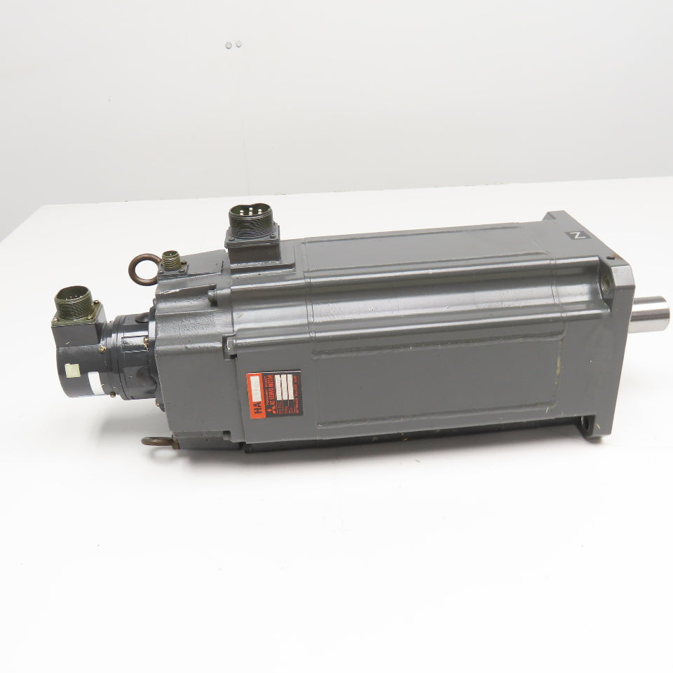 Mitsubishi HA-300CB Permanent Magnet AC Servo Brake Motor W/ Encoder