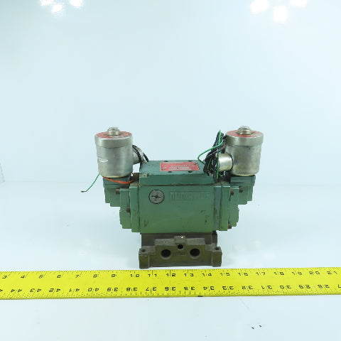 Numatics 33DXP8410011M 5/3 Way Double Solenoid Pneumatic Control Valve 115V