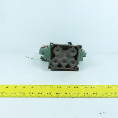 Numatics 33DXP8410011M 5/3 Way Double Solenoid Pneumatic Control Valve 115V