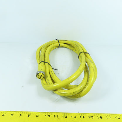 Woodhead 47459SS 600V Mini Change Cordset 14' OAL 5 Amp 16 AWG / 12 Cond