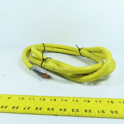 Woodhead 47459SS 600V Mini Change Cordset 14' OAL 5 Amp 16 AWG / 12 Cond