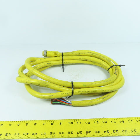 Woodhead 47459SS 600V Mini Change Cordset 14' OAL 5 Amp 16 AWG / 12 Cond