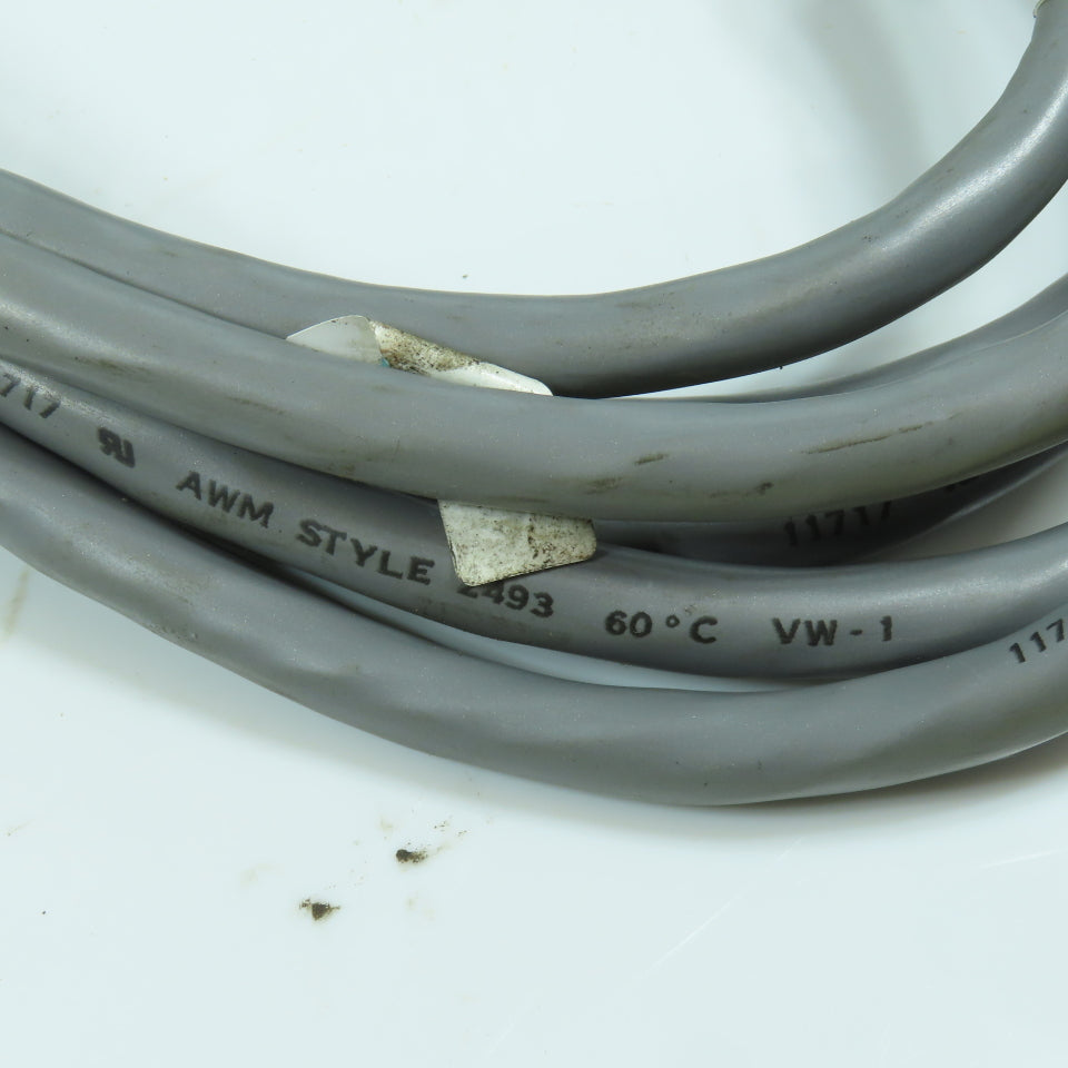 B5125A 11717 AWM Style 2493 Cordset 19 Pin Male x 13 Female 18' OAL
