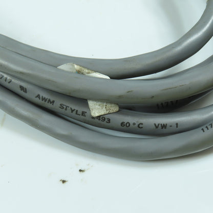B5125A 11717 AWM Style 2493 Cordset 19 Pin Male x 13 Female 18' OAL