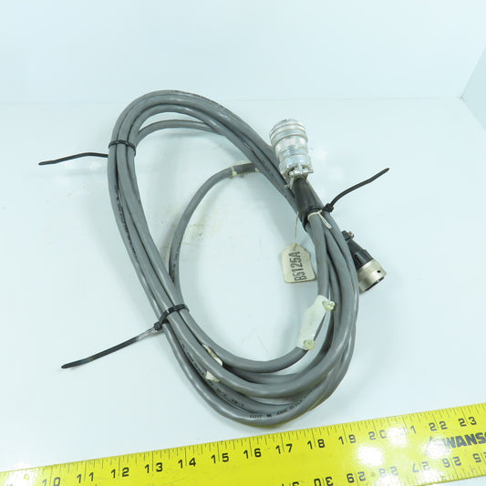 B5125A 11717 AWM Style 2493 Cordset 19 Pin Male x 13 Female 18' OAL