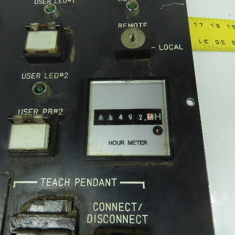Fanuc A05B-2301-C003 Operator Control Panel W/ Hour Meter
