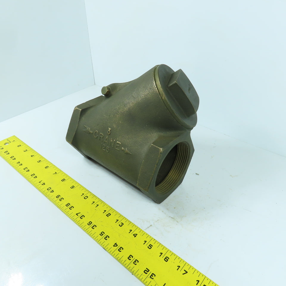 Crane 125 3" Bronze Swing Check Valve